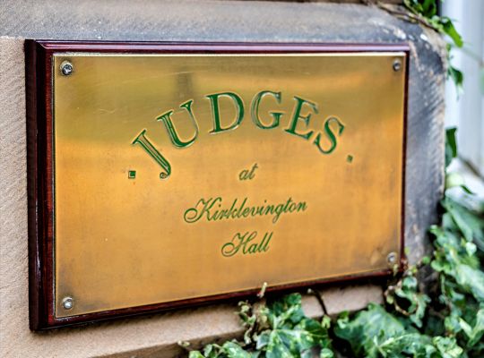 Judges at kirklevington hall
